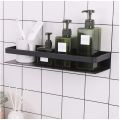 Pack of 2 Metal Wall-mount Washroom Accessories Storage Bathroom Caddy Shelf Rack. 