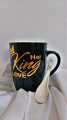 Coffee Mug Royal Ceramic Lovely Design 400 ml ,Tea/Coffee Tea Mug for Loved One's Gift. 