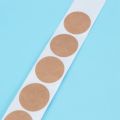 1Inch Kraft Stickers / 500 Labels Per Roll/Permanent Adhesive. 