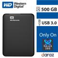 500 GB Portable Hard Disk External 500GB WD Element Hard Drive USB 3.0. 