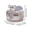 Babies Learn To Sit On The Sofa Baby Sofa Support Seat Cover, Cartoon Plush Chair for Learning to Sit, Comfortable. 