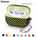 Airpods_Pro Nike Dotted Silicon Case cover with dual layer 360 Protection - Compatibility with earpods pro. 