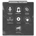 SY490 Wired Headset Universal Noise Cancelling Over Ear USB Binaural Headphone with Mic for Online Teaching. 