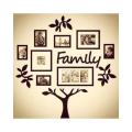 3D Wooden Wall Family Tree With Picture Large Size Frames, Wooden Family Tree Photos Frame, Modern - Family Tree with 8 Photo Frame. 