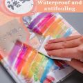 5 Sheets A4 A5 B5 Textbook Notebook Covers Book Cover Waterproof Planners Book Case Students Wrapping Films Protector Stationery. 