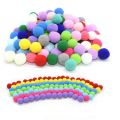 Pom Pom Fluffy Ball - Assorted Colors - Art Supplies for DIY Crafts and Hobbies (Pack of 100-80-60Pcs). 