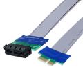 PCI Express Riser Card Extension Cable PCIE 1X to 1X Slot Riser Card Converter Extender Cable Adapter. 