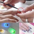NFC Flash Nail Sticker LED Nail Chip Smart Luminous Light Nail Sticker Color Gel Nail Polish with Multicolored Chip LED. 