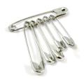 Silver Safety Pins Stainless Steel Needles Multipurpose Safety Pins Medium. 
