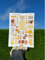 Yellow Journal Sticker Sheet | Journaling Stickers For All Purpose | Aesthetic Room Decor | Book Stickers For Journal | Aesthetic Stickers For Boys And Girls | Stickers Aesthetic  | Stickers For Mobile. 