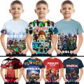 ROBLOX （3-13 Years Old） Kids Fashion T-Shirt Boys Daily Short Sleeve Shirts Baby Casual Tops Games Adventure Summer Clothes. 