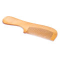 Hair Wooden Comb With Handle | Natural  Peach Handle Wood Comb | 100% Organic Wooden Hair Brush. 