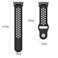 Silicone Sport Watchband Strap For Samsung Gear S2 Sport R720 & R730. 