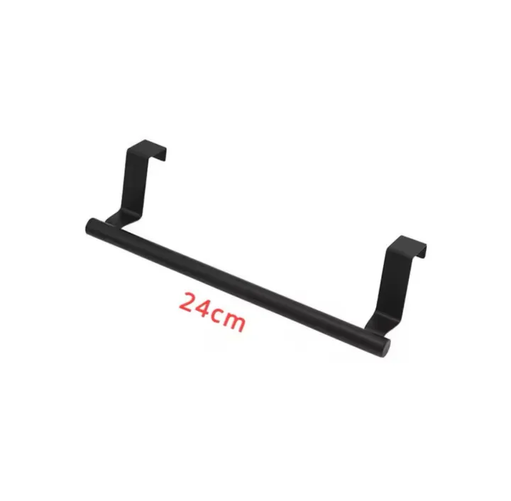 Towel%20Rod%20Steel%20Metal%20Wire%20Over%20Cabinet%20Towel%20Rack%20Storage%20Organizer%20kitchen%20cabinets%20Hanging%20Towel%20Rack%20Punch-free%20Rag%20Hanger%20Black%20Mate%20Powder%20Coating%20-%20Image%208
