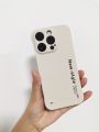 Applicable vivo X100 OPPO RENO11 Apple 14 15 Ultra-Thin PC Frameless Liquid Phone Case Wholesale. 