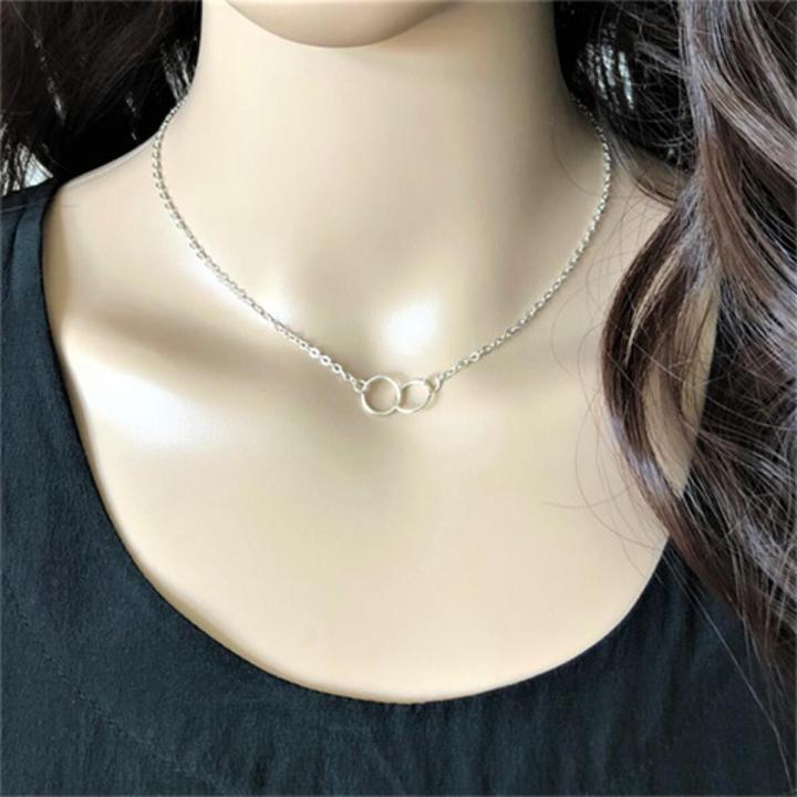 ECG Necklace Heartbeat Shaped Clavicle Chain Electrocardiogram Titanium Steel Heart Pulse Charm Pendant Women Vintage Fashion Jewelry