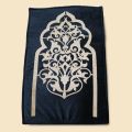 Luxury AntiSlip Velvet Prayer Mat- Laser cut Embrioded velvet Jaye Namaz Prayermat with foam-Quilted Jai Namaz | Janamaz. 