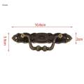 Jewelry Wooden Box Pull Handle Dresser Drawer For Cabinet Door Antique Bronze. 