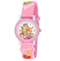 Pakistan Holesales STUFF White Dial Barbie Love Watch Series Analogue Girl's Watch. 