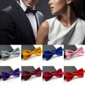 Adjustable Classic Men's Bow Tie Necktie Tuxedo Novelty Wedding Business Bowtie. 