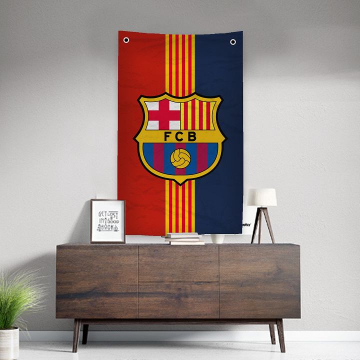 FC Barcelona Tapestry For Football Fans Home Decoration (Digital Printed)