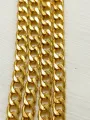 1 Yard 10mm Chain for Handmade Jewelry and DIY Crafting | KC Gold, Silver-Plated Curb Chain for Crafting Jewelry | Purse Clutches Cross Body Bags Chain. 