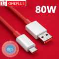 OnePlus Original Warp Charger for OnePlus 7T Pro OnePlus 7 pro OnePlus 8 pro OnePlus 8 OnePlus 6t OnePlus 6 30W 80w 65w 8A 6A Warp Charger Cable Type C Fast Charging Cable for One Plus Oneplus 10R Nord 2T 10 PRO 9R 8T  Original8 7 6T 1 + 6 3T 1 + 5T. 