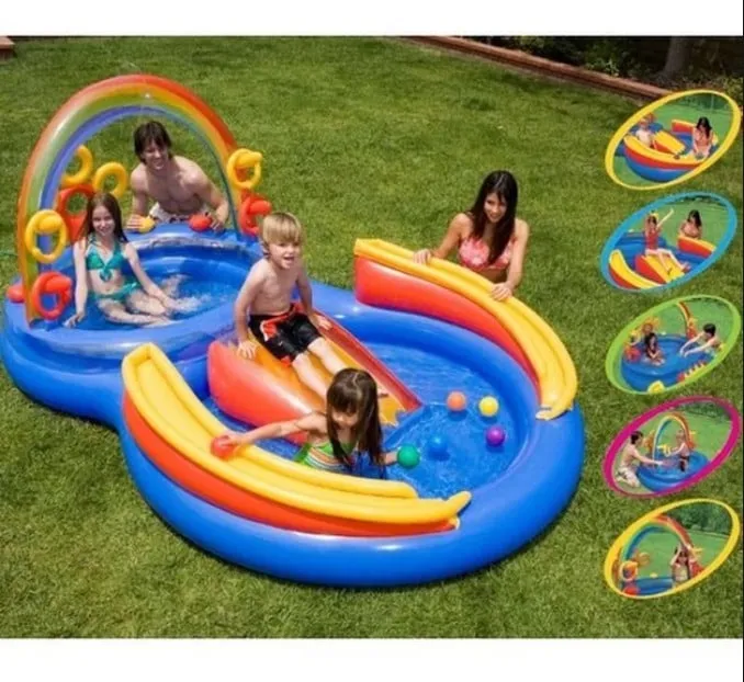 Rainbow%20Ring%20Inflatable%20Paddling%2057453%20Swimming%20Pool%20For%20Children%20-%20Image%204