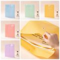 5 Color Document Organiser A4 PP File Folder Large Envelopes Archive Folder A4 File Organizer Paper Organizer Large Capacity Test Paper. 