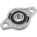 NANLIY- 4Pcs KFL001 12mm Zinc Alloy Self Aligning Pillow Block Flange Bearing Rhombic Bearing Housing. 