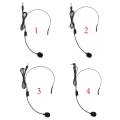 JY-518 XLR 3Pin Ear Hook Headset Headworn Microphone Black. 