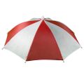 Hands-free umbrella. 