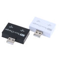 1-to-2 port usb 2.0 male usb dual splitter hub cord adapter converter. 
