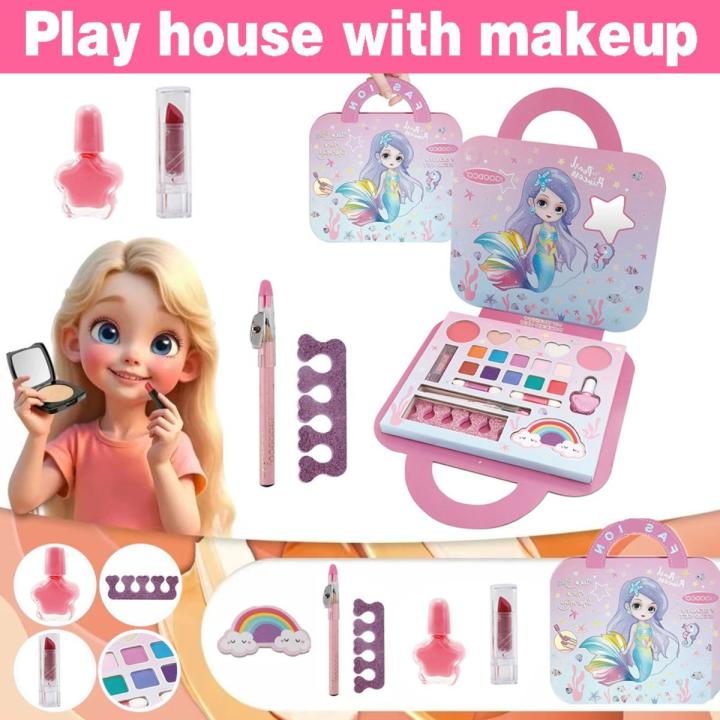 Kids Safe Premium Mermaid Makeup Kit – Complete, Portable, Non‑Toxic