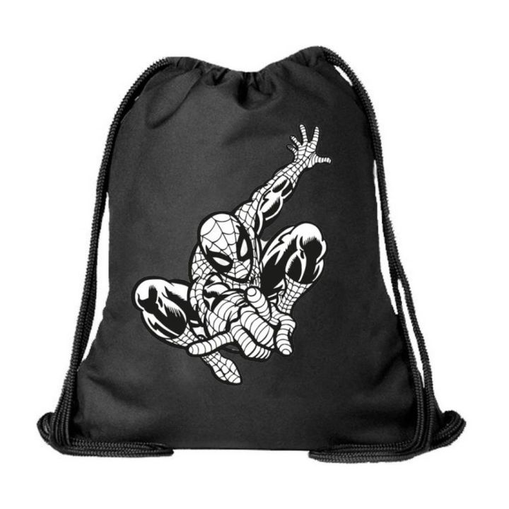 Spiderman Drawstring PE Bags Gym Bag Backpack for Sports, Gym, Travel ...