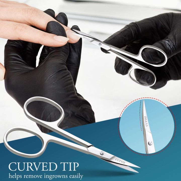 Cutting%20Clippers%20Point%20and%20Rounded%20Safety%20Tip%20Scissors%20For%20Men%20and%20Women%20(Silver),%202%20Pcs%20Stainless%20Steel%20Small%20Scissors,%20Facial%20Hair%20Grooming%20Set%20Comfort%20grip%20Handels,%20Eyebrow,%20Nose,%20Muatache%20Beard%20For%20Personal%20and%20Professional%20Use%20-%20Image%207