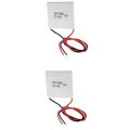 2Pcs 40X40mm Thermoelectric Generator SP1848-27145 Peltier TEG Module. 