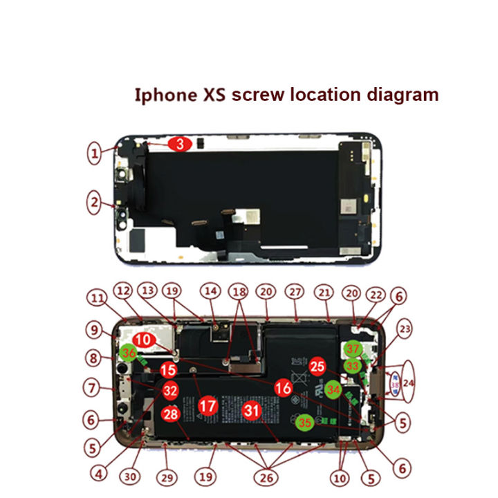 Set Screw for hone XS XS X X 8 7 7 L ail otherboard Screw eplacement Assely obile hone arts