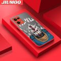 JIUMOO For OPPO Reno 7 4G OPPO F21 Pro 4G Case Cartoon Cute Gundam Frosted Transparent Back Cover Lens Camera Protect Phone Case Edge Full Cover Casing Hard Cases. 