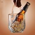 Champagne Bucket, with handle Acrylic Champagne Bottle Ice Cube Container, Ice Bucket for Night Supplies Party Bar Gatherings Restaurant. 