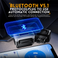 XHHDQES FNIRSI FD10 OBD2 Car Scanner Code Reader Clear Error OBD Diagnostic Tool for IOS Android Bluetooth 5.1 Check Engine Light. 