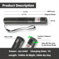 USB Laser 303 Rechargeable Stars Laser Pointer Sight with Built-in Battery Green Red Purple Lazer for Teaching Laser Pen. 