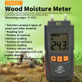 GM605 Digital Moisture LCD Display Wood Moisture Meter Humidity Tester Timber Damp Portable Wood Moisture Meter. 