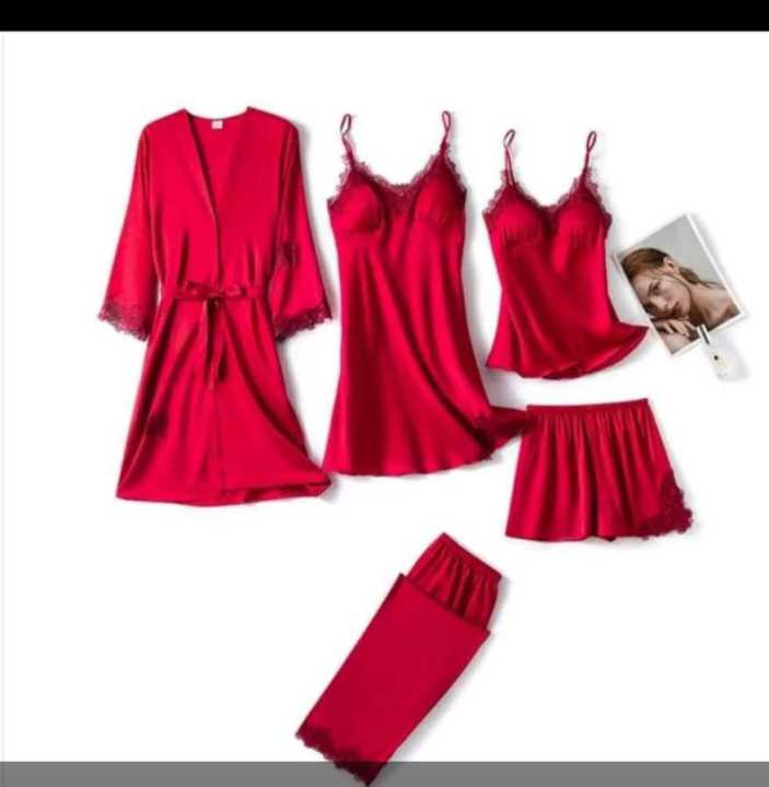 Silk%20Nighty%205pcs%20Premium%20%7C%205pcs%20Night%20Set%20For%20Girls%20%7C%20Bridal%20Nighty%20-%20Image%203