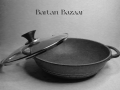 Marble Coating Non Stick Eden Karahi (Wok) - 32cm Ceramic Coating Food Grade Eden Karahi (Wok). 