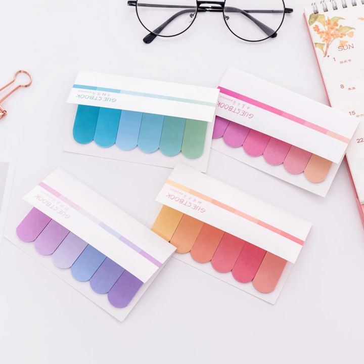 120 Pages Kawaii Memo Pad Sticky Notes Bookmark Label Index Posted It Planner Stickers Notepads Office School Supplies