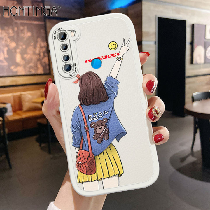 Hontinga%20for%20Redmi%20Note%208%20Back%20Cover%20PU%20Leather%20Cartoon%20Elegant%20Girl%20Case%20Soft%20Silicone%20Edge%20Phone%20Cases%20-%20Image%202