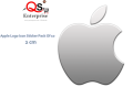 Pack of 10 High-Quality Apple Logo Icon Stickers for Mobile, Laptop, and Other Devices Durable, Premium Vinyl Decals for Personalization. 