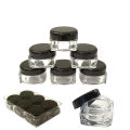Pack of 6 Empty Cosmetic Containers With outer Acralic Box Makeup Face Cream Pot Jar Refillable Cosmetic 20 Gram. 