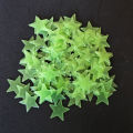Pack of 100 - 3D Stars Glow In The Dark Wall Stickers Luminous Fluorescent Wall Stickers For Kids Baby Room Bedroom Ceiling Home Decor. 